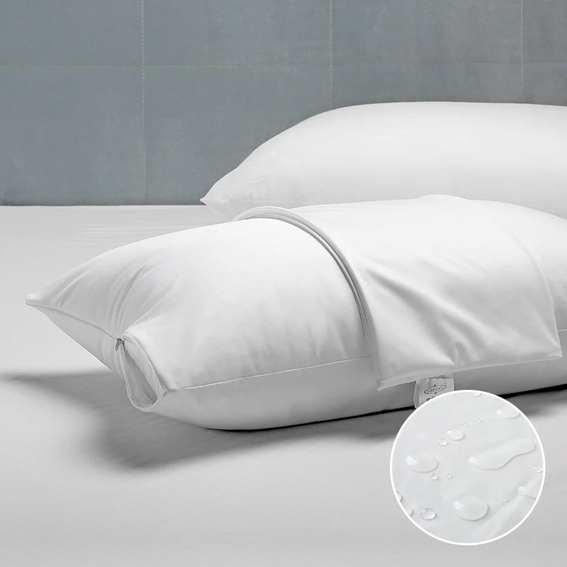 100 Waterproof Queen Size Zipped Pillow Protector Pillow Case Cover Buy Pillow Case Cover