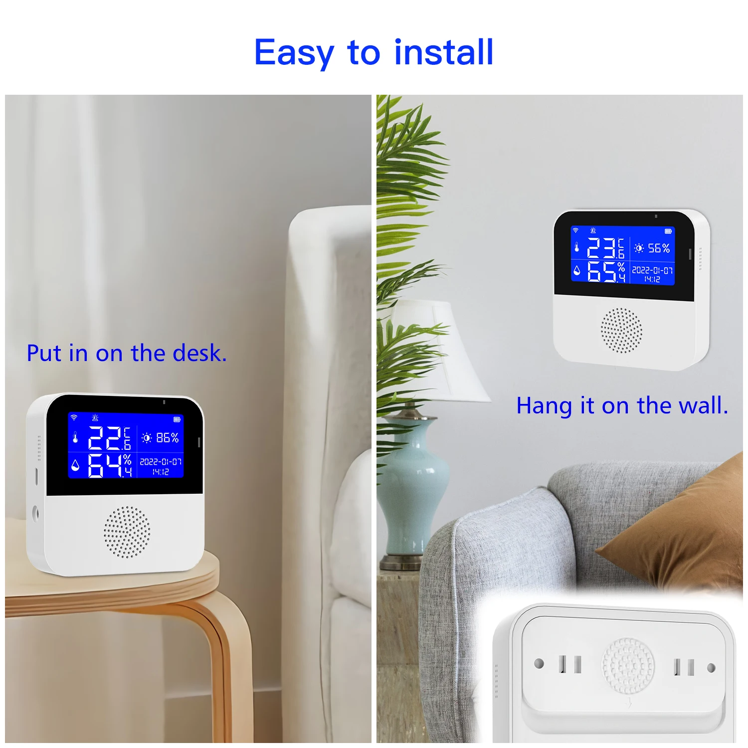 Capteur de Température et d'Humidité Connecté Zigbee