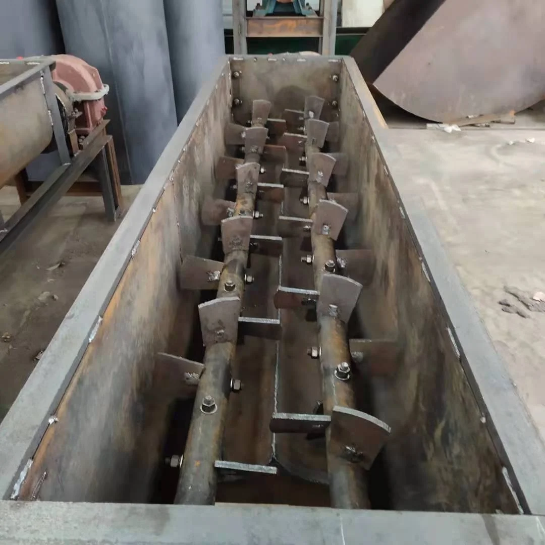 Double Shaft Wet and Dry Mixer Fly Ash/coal Slime/sludge Dust Paddle Clay Brick Making Machine Mud Mixer
