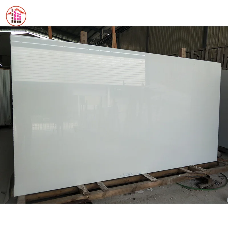 Nano White Artificial Marble Slab 1