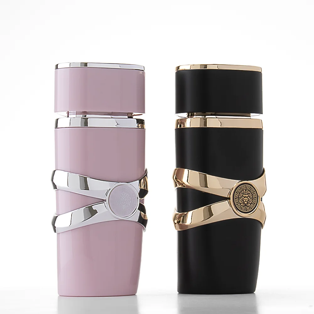 Custom Empty Unique Cologne Bottle Matte Black Perfume Glass Bottle Arabic Style 100ml Perfume Bottle