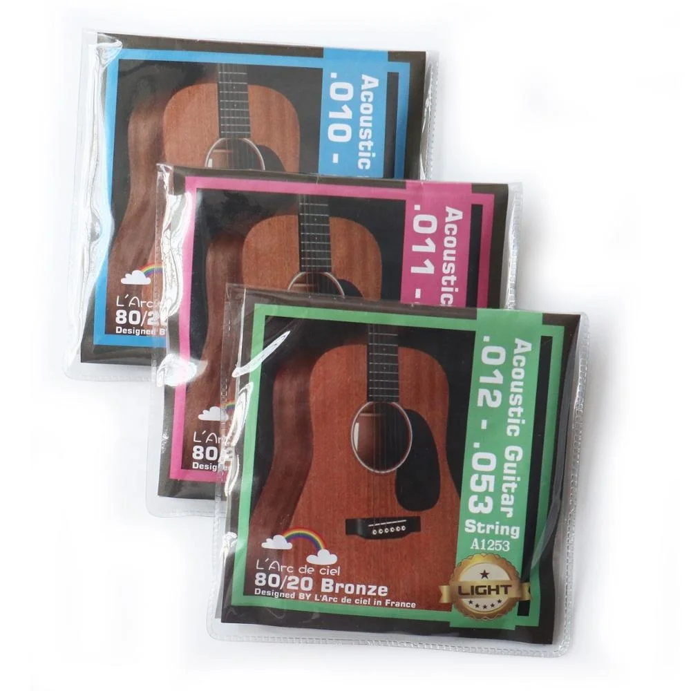 Good Quality Acoustic String  Guitar Strings of Larc De Ciel   010 011 012 Gauge  Packaged Guitar Strings