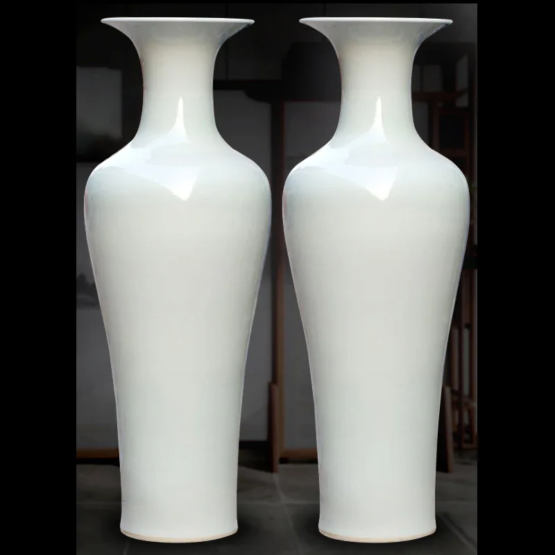 2 Meter Großhandel Weiße Große Keramikvase Hohe Blumenvase Dekorative Bodenvase für Zuhause| Alibaba.com
