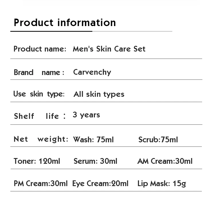 Vegan Organic Repair Male Anti Acne Face Cleanser Wash Scrub Mens