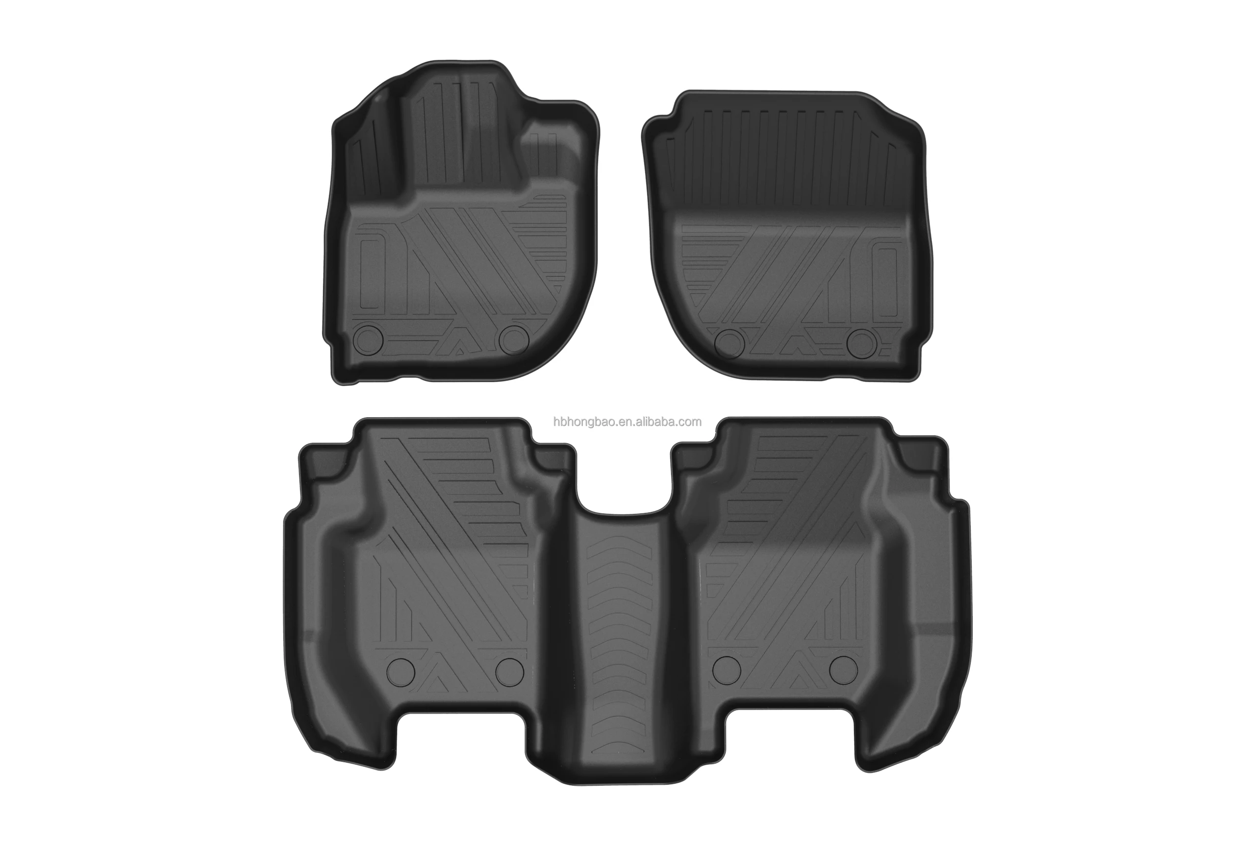 Floor Mats Fit For Honda Briomodels Tpe Car Mat 1st & 2nd Row Set