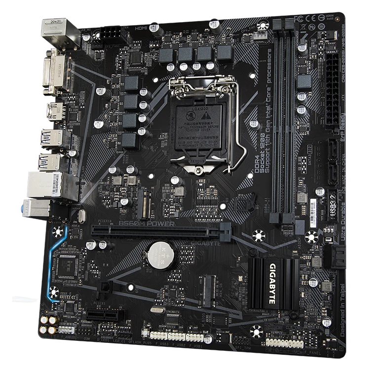 GIGABYTE B560M POWER (rev. 1.0) Gaming Motherboard with Intel B560 Chipset  10th Core CPU I5 11400 11500 11600K Processors| Alibaba.com