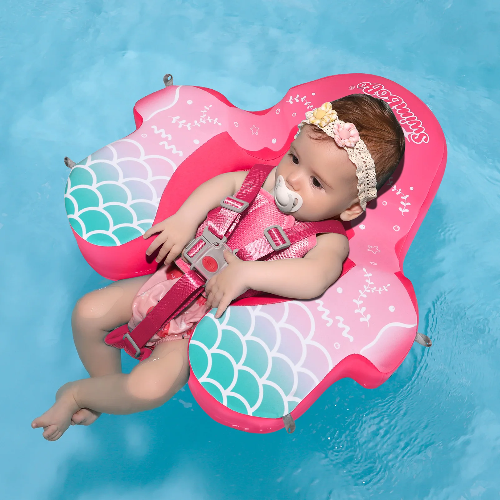 Inflatable Swim Ring Baby Girl Swimming Float Swimbobo Non
