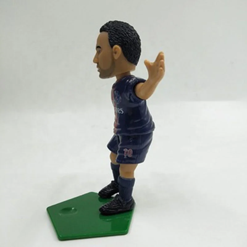 OEM Factory Soccer Ball Player Number 10 PELE Plastic PVC Action Figure Toys