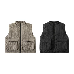 YOEHYAUL OEM Manufacturer Custom Warm Waistcoat Vest Jackets Winter Coat for Children Vest Jacket for Kids Boy and Girl  Winter