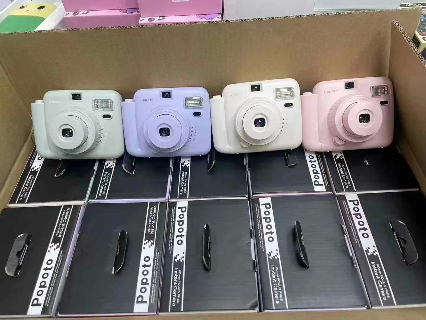 Children's Camera with Color Printing Can Shoot Children's Gift Mini Toy Camera Photos Video Digital Instant Camera