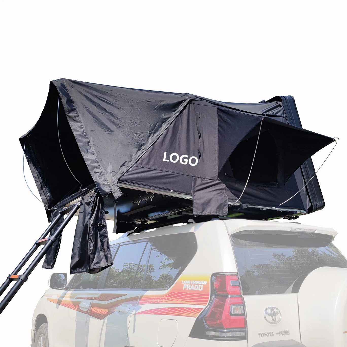 Side Open Hard Shell Roof Top Tent for 4x4 Off-Road SUV Van with Waterproof 2000-3000 Mm and 3-4 Person Capacity
