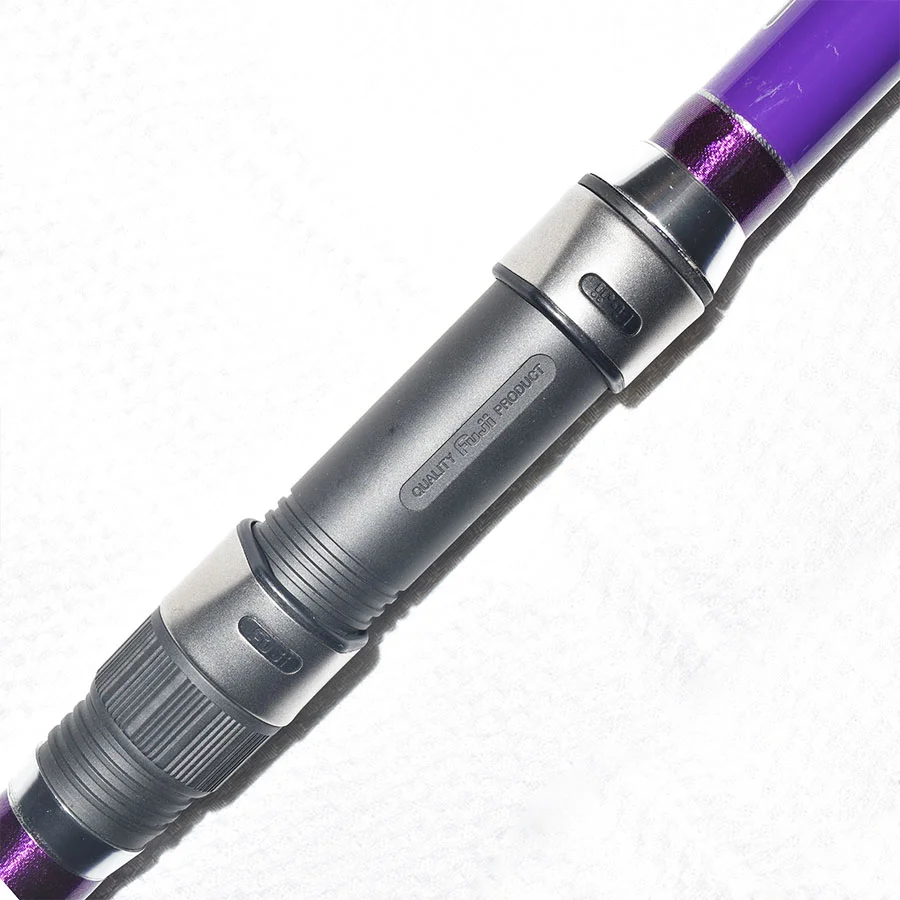 4.5m Fuji Components Color Purple 3 Sections Super Hard High Carbon Surf Rod Long Casting Beach Far Shot Fishing Rod