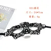 Round flower-black - one size fits all