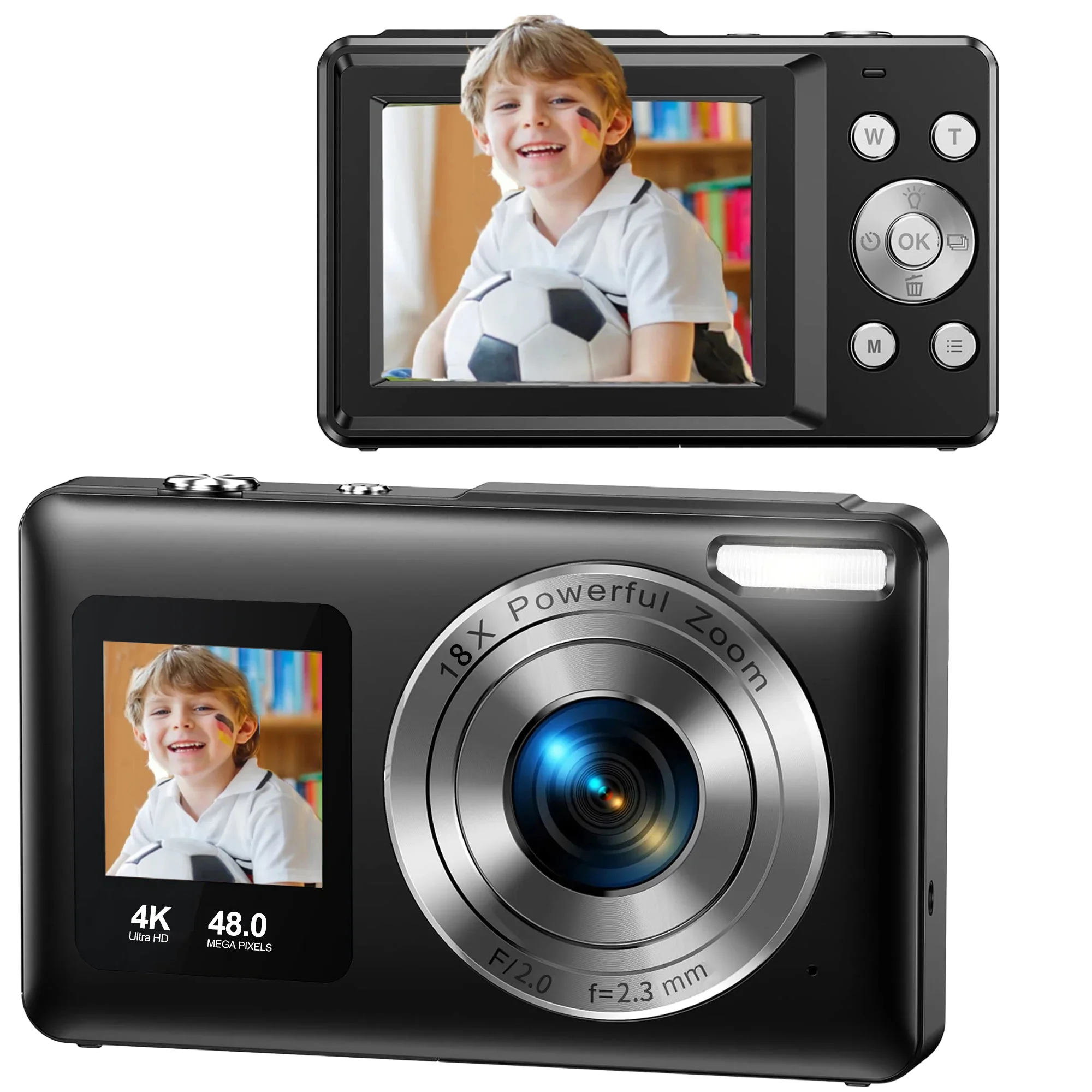 Professional DSLR with 18X Digital Zoom for Travel Photography