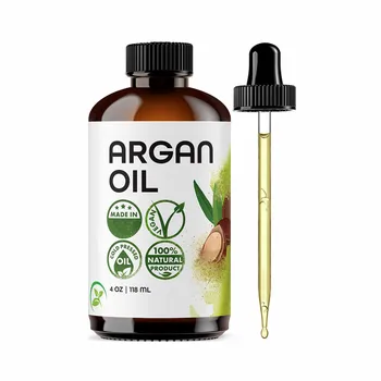 Private Label 100% Pure Organic Cold Pressed Argan Oil Serum for Hair Stimulate Growth