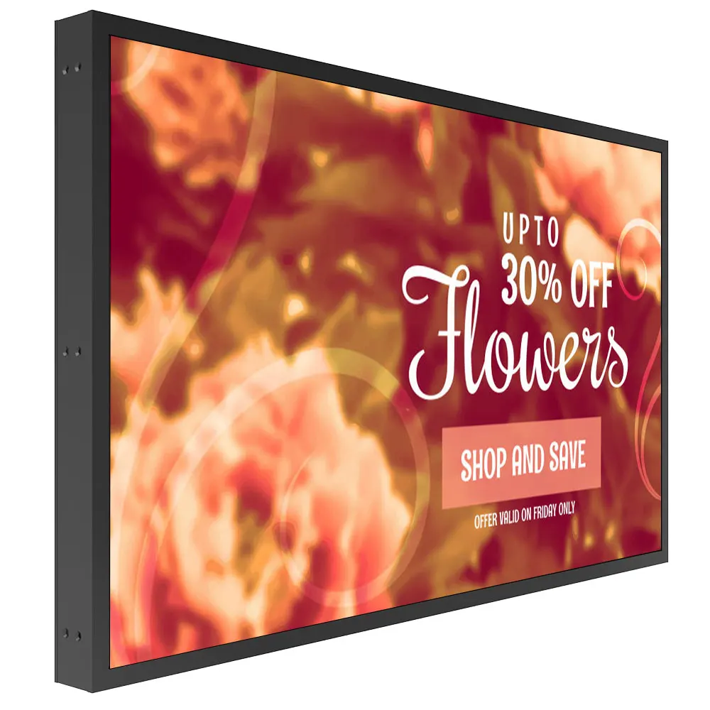 75 Inch High Brightness 2000 Nits Tft sunlight Readable Lcd Panel Smart Module Screen for Outdoor Digital Signage Display Totems