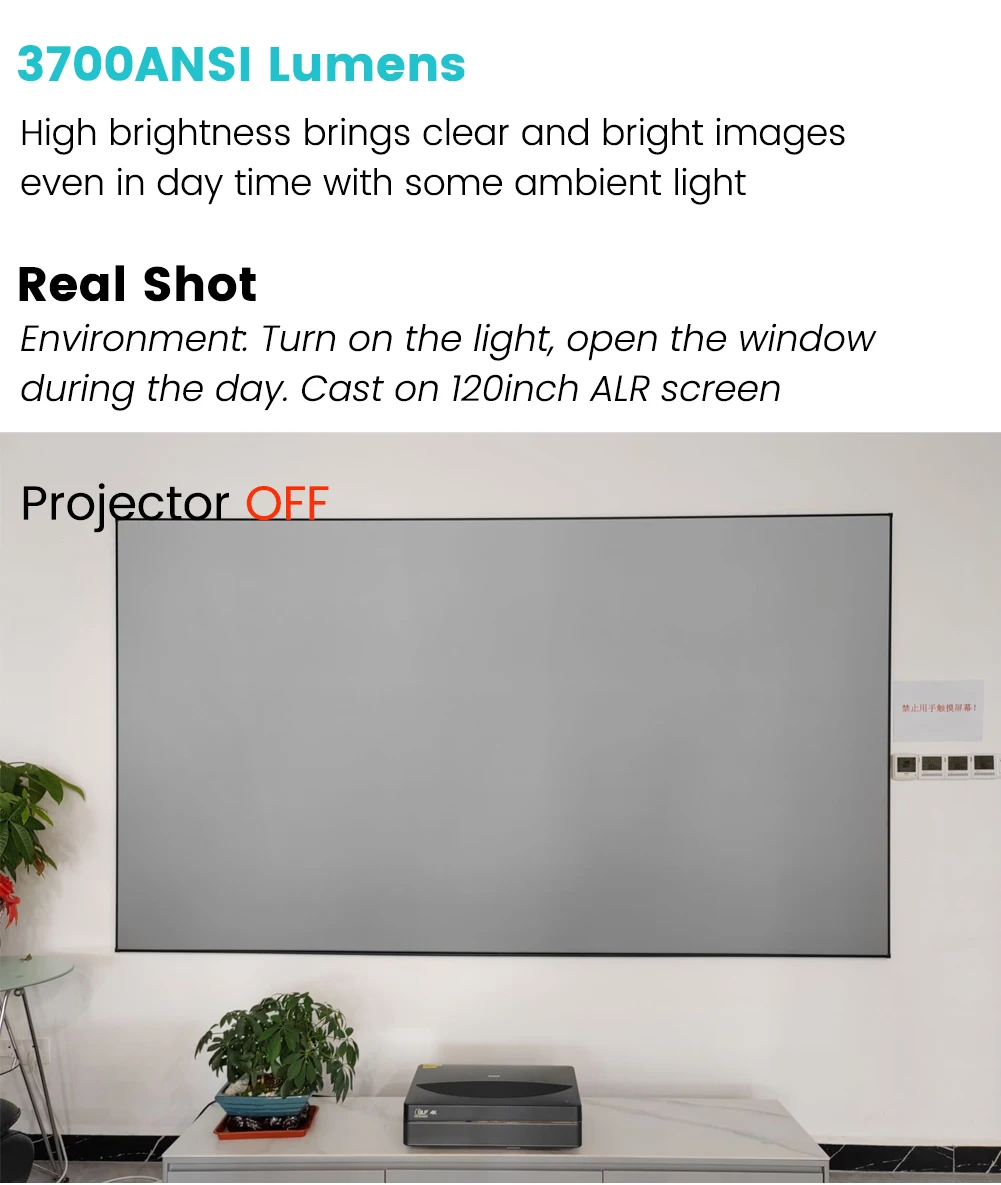 B7u Pro Profesional Android 11 Proyector De Cine Ultra Corto 4k Laser(01)