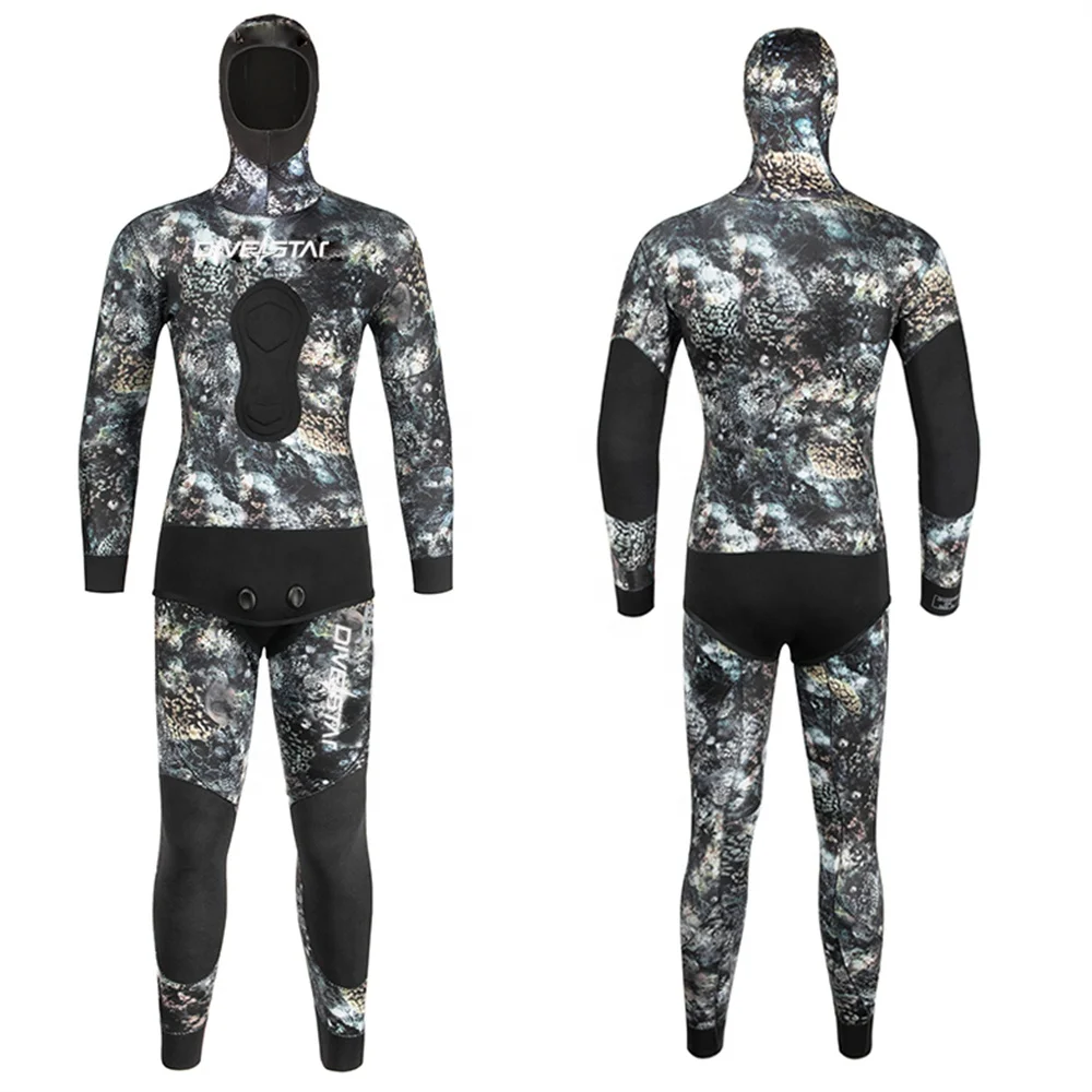 Open Cell Wetsuit 5mm Neoprene Spearfishing Wetsuit (2-Piece