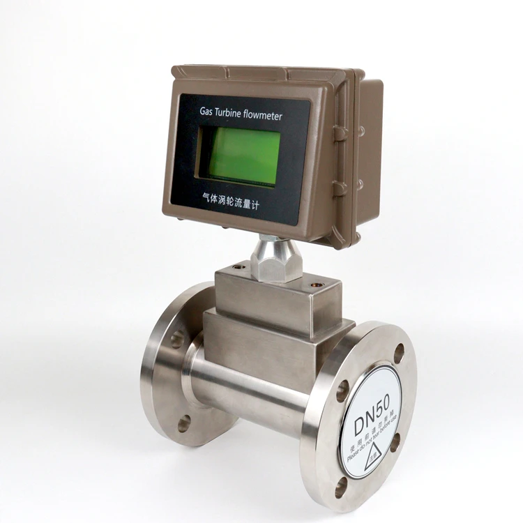 Turbine Gas Digital Flow Meter Turbine Nature Gas Flow Meter Digital Gas Turbine Flow Meter
