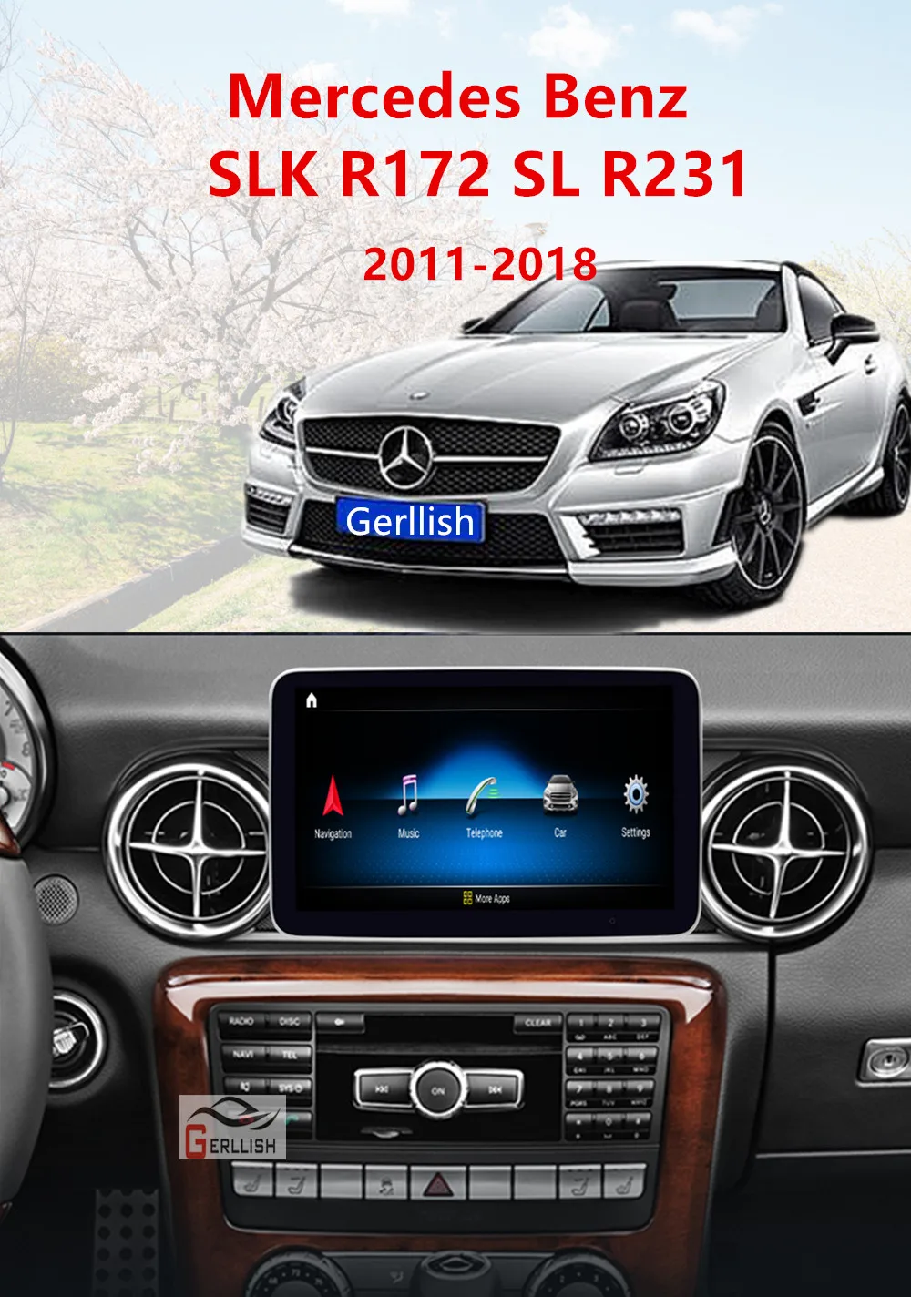 Car Radio Android for Mercedes Benz SLK R172 SL R231