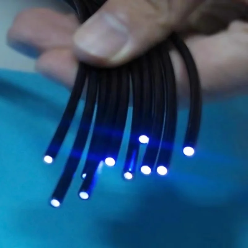 product-1-1 3.0mm/5.5mm PMMA Fiber Core with PVC Jacket Cable PMMA End Glow Fiber Optic for LED Optical Fiber Lights & Lighting