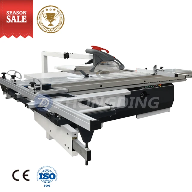 Linear Wood Cutting Automatic Lifting and Tilting Digital Display Sliding Table Panel Saw Square Cutter Squad Machine