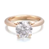 18K yellow gold lab diamond ring