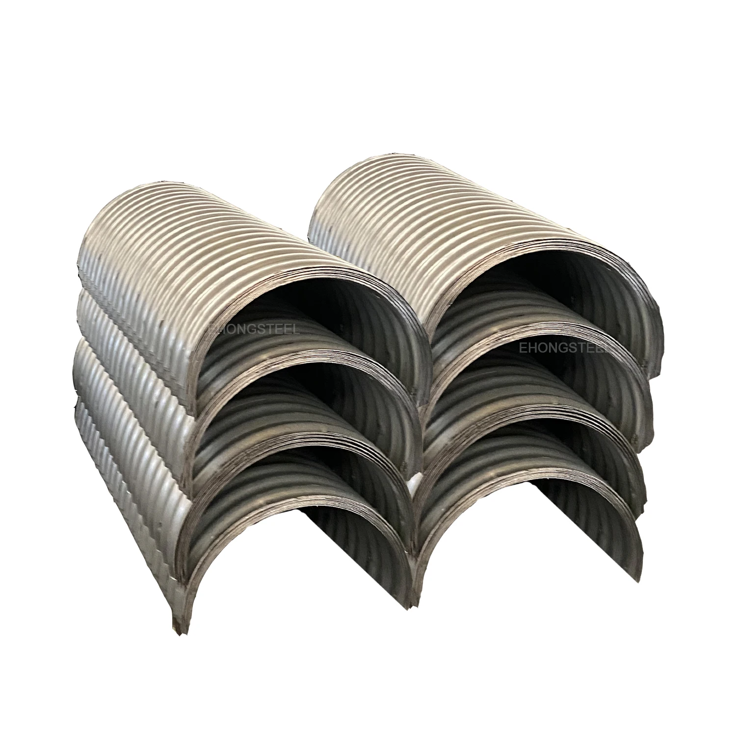 600mm 900mm 1000mm 1200mm Half Circular Assemble Corrugated Galvanized Steel Arch Shape Road Bridge Metal Culvert Pipes