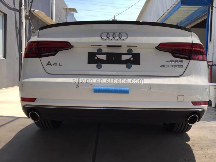 FOR  a4 b8 spoiler a3/a5/a6/a7/a8 real/lip   roof spoiler  bodykit