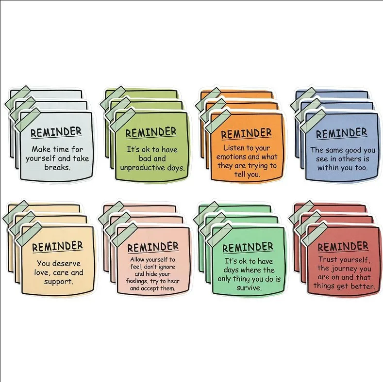 24 Pcs Mental Health Awareness Stickers Positive Psychology ...