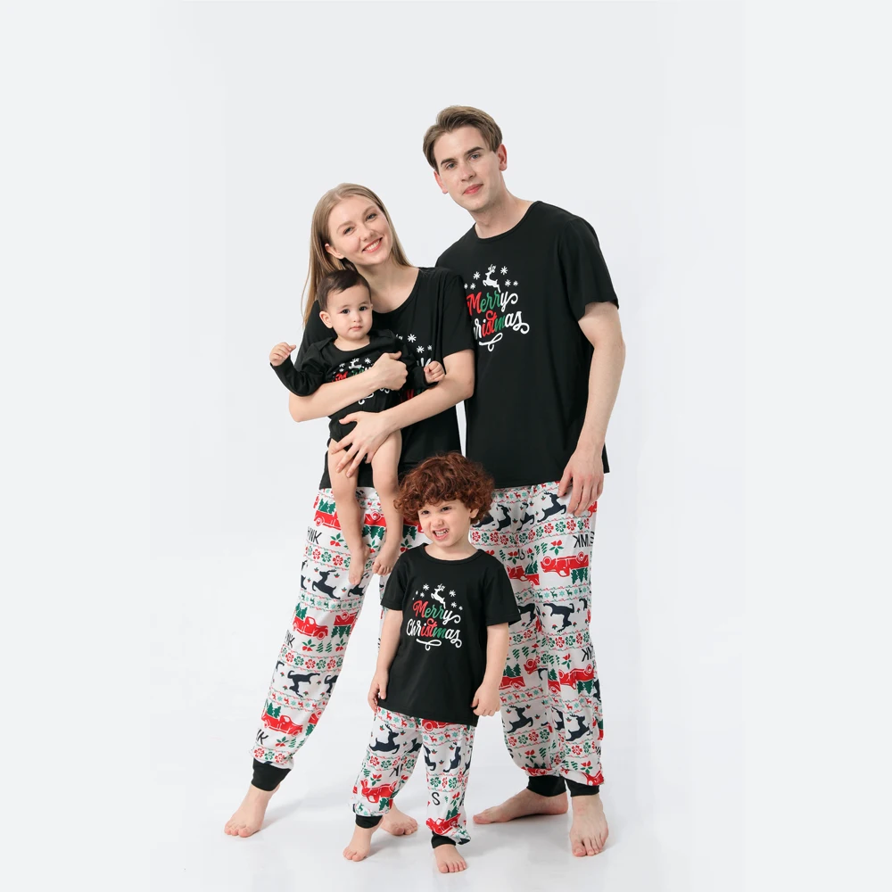 Wholesale Christmas Pajamas Set Short 