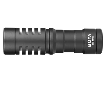 BOYA by MM1 on Camera Shotgun Video Microphone Mini Recording Vlogging Mic for DSLR Camera iPhone Android Smartphone Mac Tablet detail image