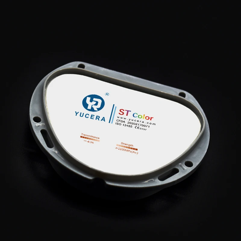 China Factory Price AG System Zirconia Blank 89mm ST Color Preshaded Dental Zirconium Blank