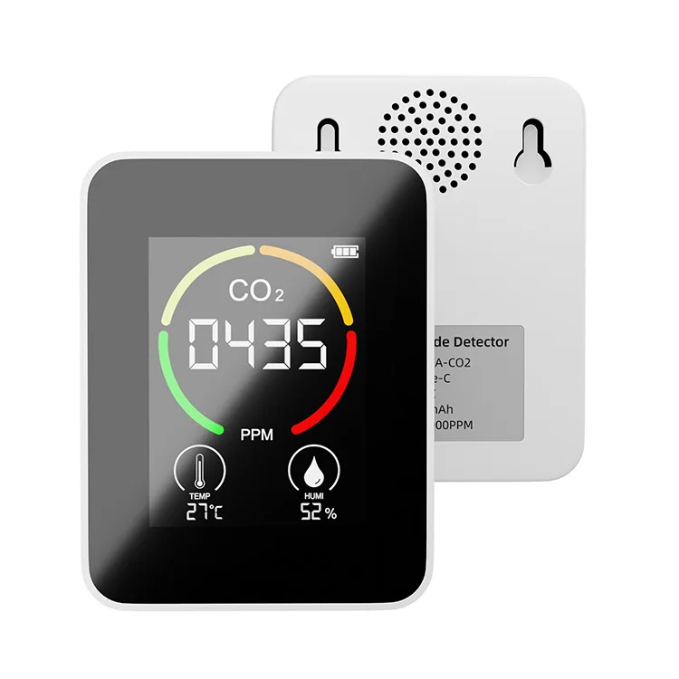 3 En 1 Medidor CO2 Household Indoor Vocht CO2 Meter Real Time Reading Multifunctional Detector De CO2