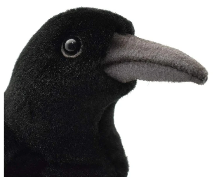 New Arrival Custom Made Super Soft Fleece Birds Stuffed Plush Toys Plush Crow Toy