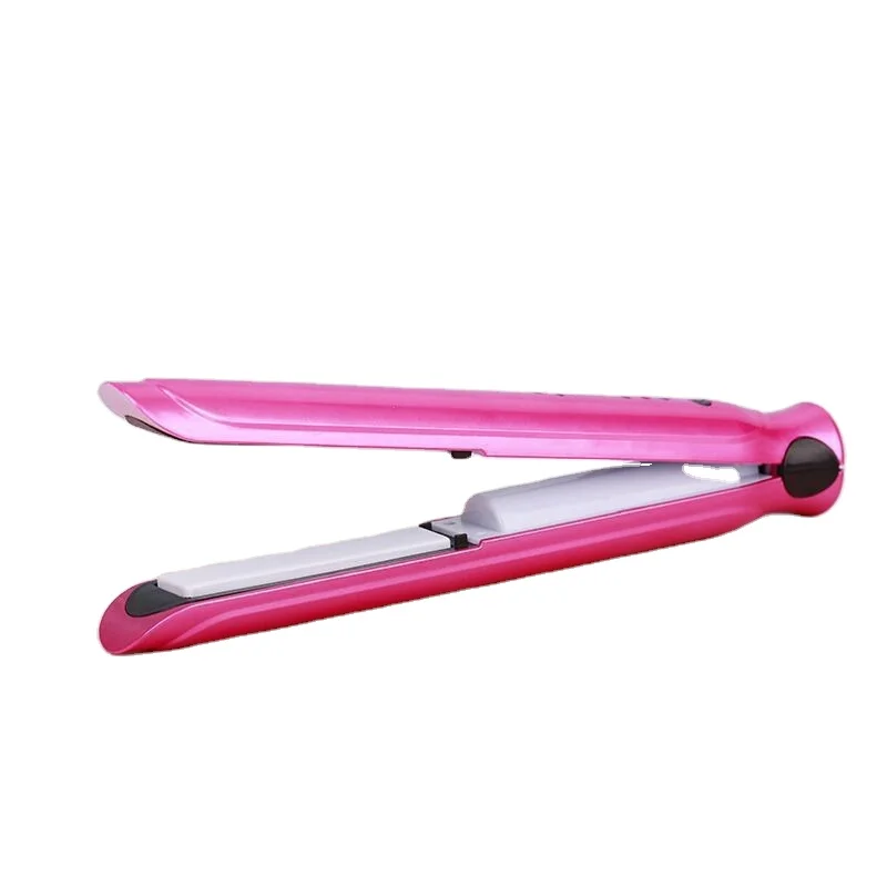 Amazon.com: AmoVee Mini Plancha de Cerámica Inteligente Turmalina de Pelo  con Tecnología Iónica Negativa con Guante Resistente al Calor para Viajar,  1/2 Pulgada, 110V - 240V, Púrpura : Belleza y Cuidado Personal
