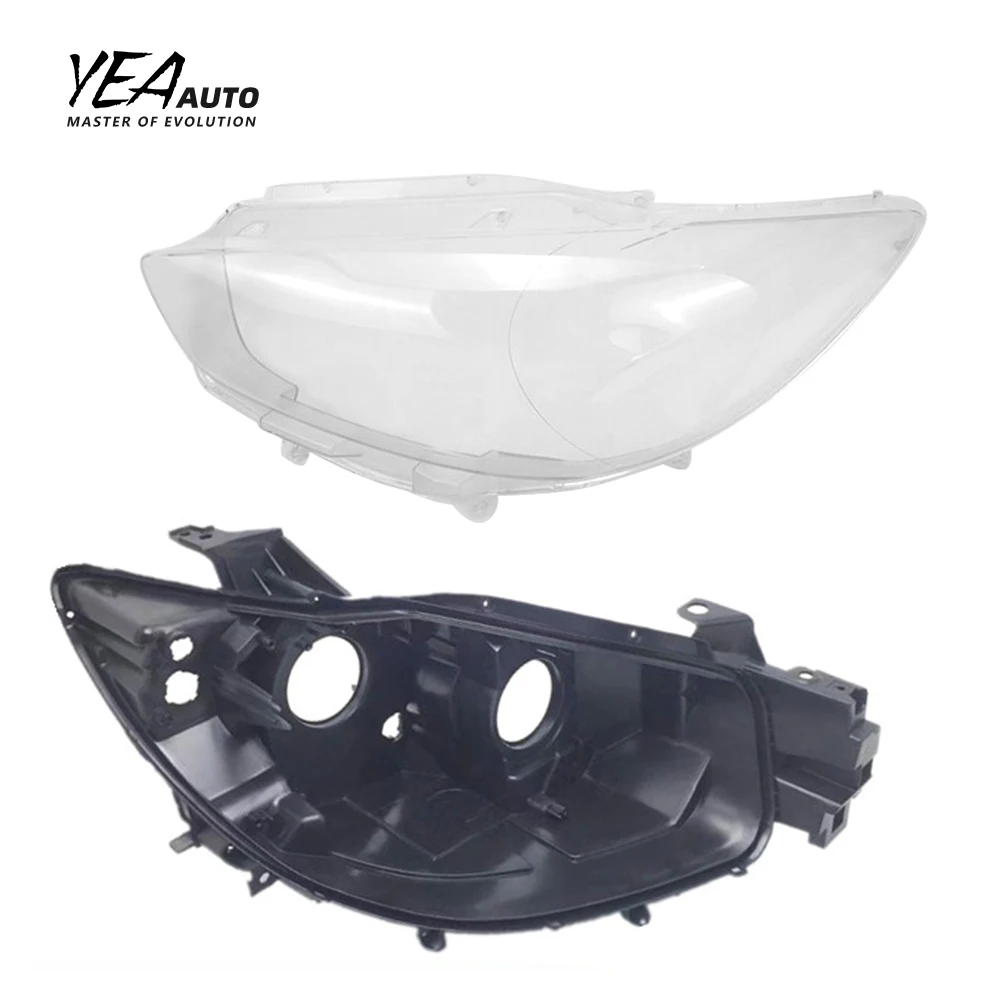 Car headlight cover lens glass lampshade cover lens for Mazda M6 M5 2 3 6 8 CX4 CX5 MX5 CX9 light shade lens cover housing