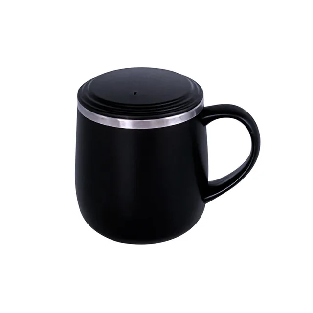 Wholesale 350ml double-layer vacuum stainless steel cup Outdoor travel portable vacuum insulated coffee cup office thermos cup