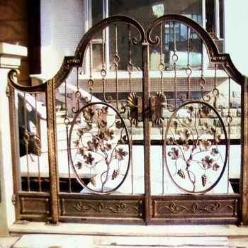 Factory direct sales customized wrought iron gates and window grilles handrails