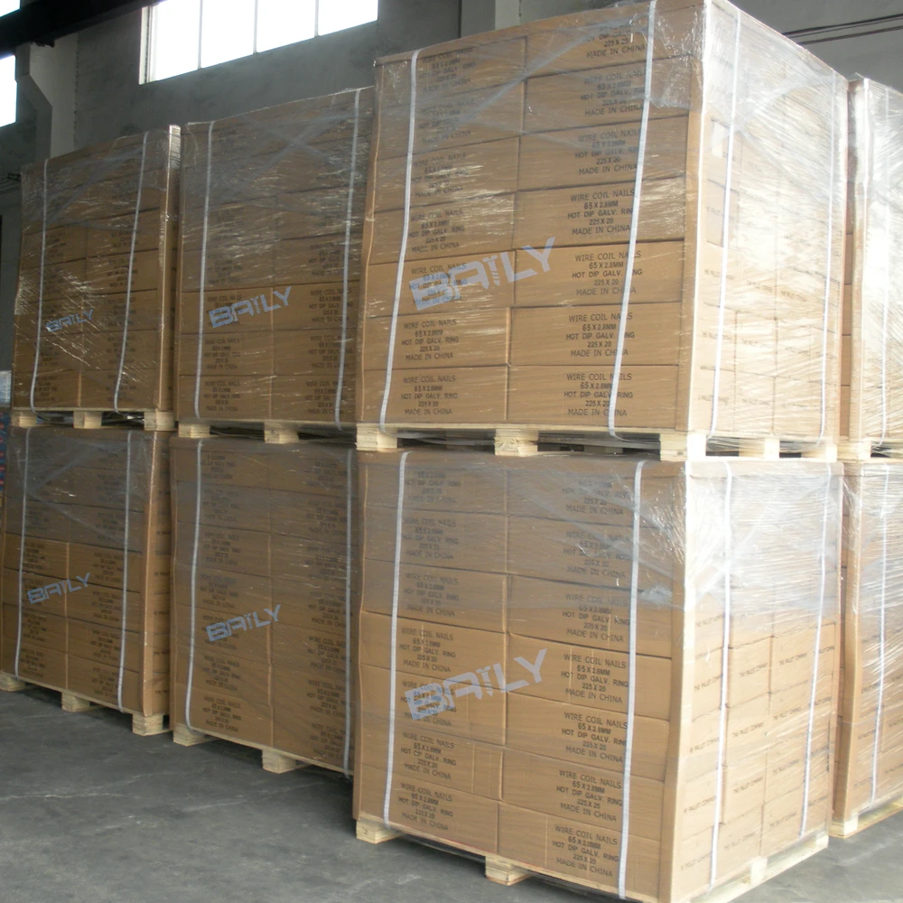 Wire Welded Pallet Collated Coil Nails For Pneumatic Gun Cn50 Cn55 Cn57 ...