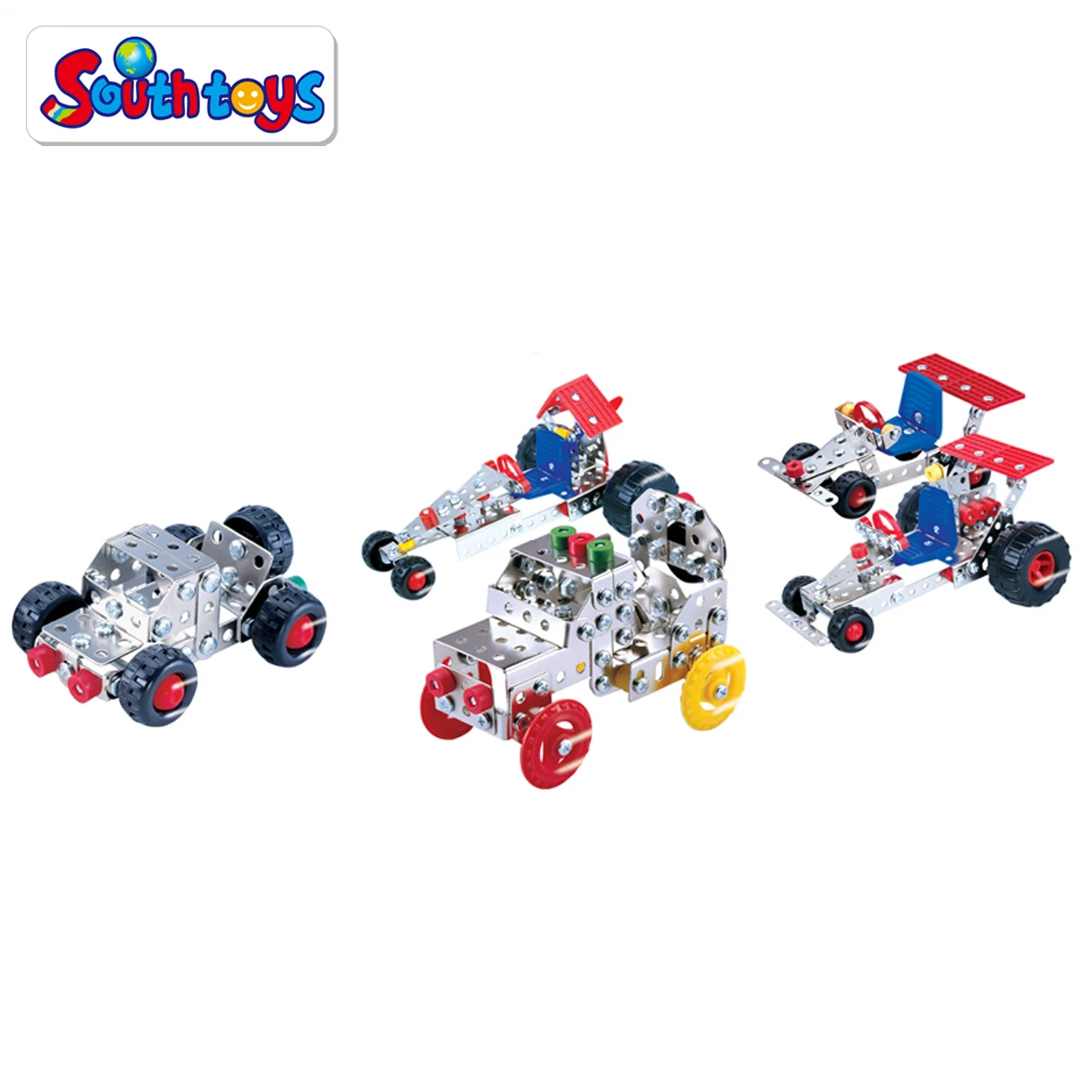 STEM Mechanical Engineering Educational Learning Metal Self Assembly Building Blocks Model Toys Kit