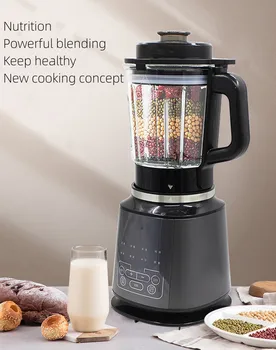 800w 1.75L glass silent home heating touch screen kitchen food mince chopper processor blender Cooking Heating Blender