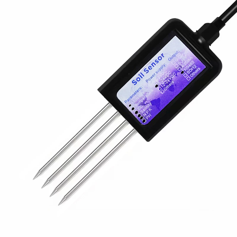 Capteur D’humidité, Température Et Conductivité (EC) Du Sol LoRaWAN NB