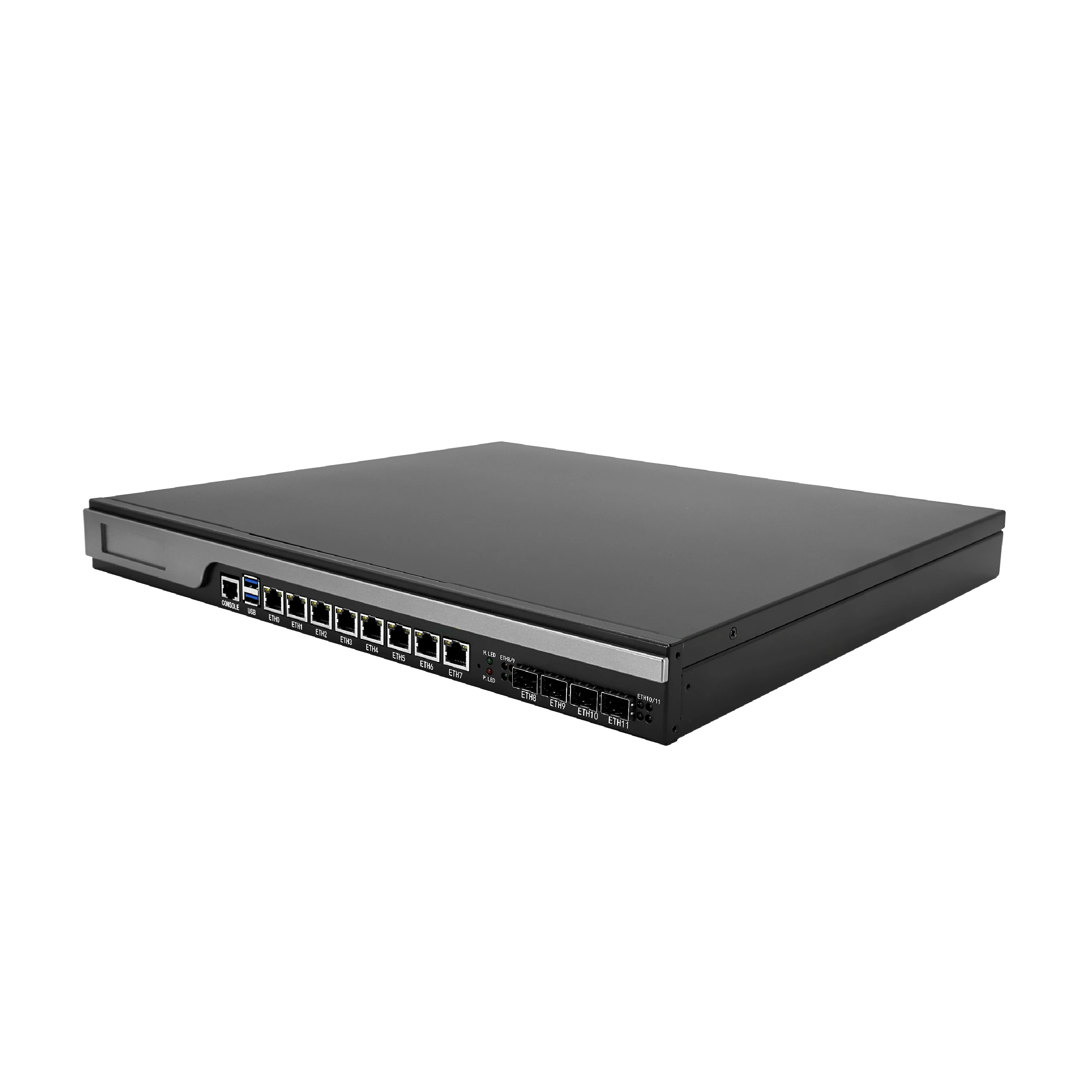 Newest 2024 1U Rackmount Network Appliance 8 Lan I225 4*sfp In-tel X710 ...