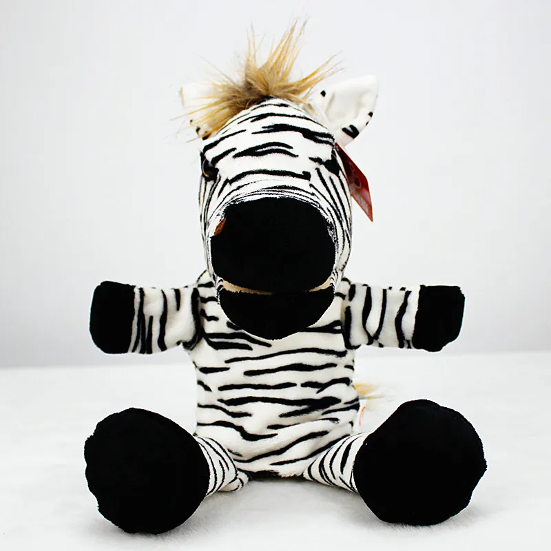 Factory Own Design Stuffed Soft Toy Open Mouth Human Hand Plush Puppet