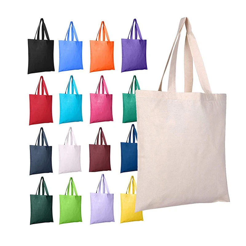 Eco Personalized Design Blank Reusable Shopping Vest Cotton Tote Bag ...