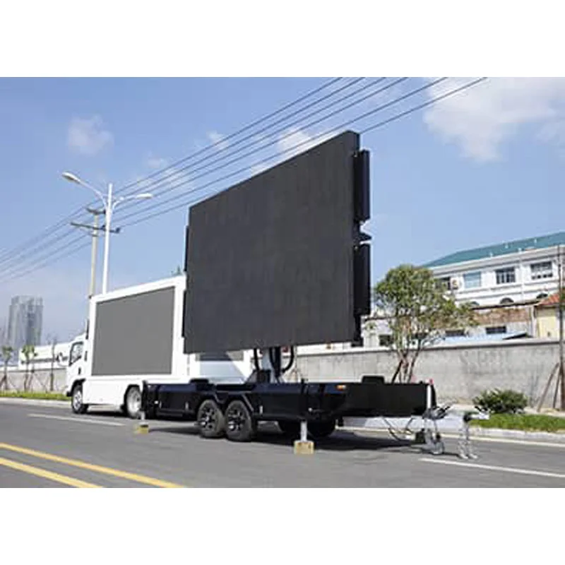 Mobile LED trailer-SINOSWAN SL30 for installing outdoor waterproof P4 P5 P6 LED display mobile led trailer