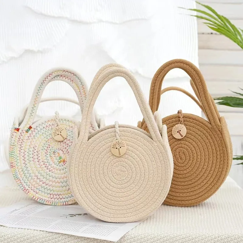 2024 Cute Summer Straw Wallet Handbag Messenger Crossbody Bags