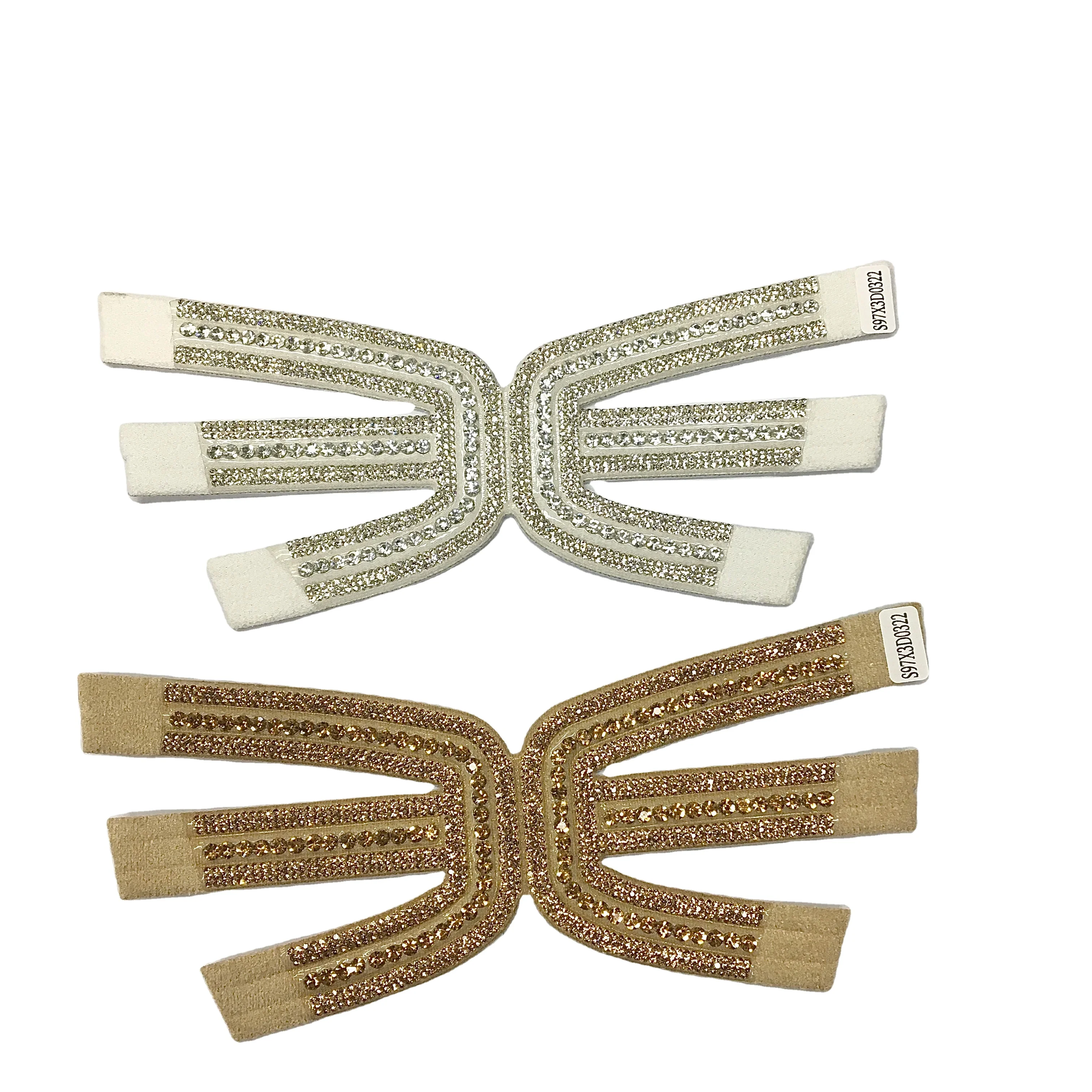 2024 The Most Popular Shiny Rhinestone Shoes Accessory For Summer Ladies Slipper Upper Buy