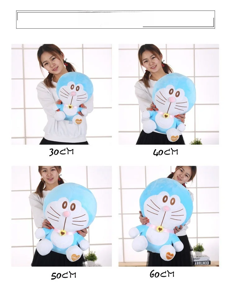 High Quality Multi Style Doraemon Comfortable Plush Toys Creative Doll Gifts for Girls Pillows Children's Sleeping Dolls